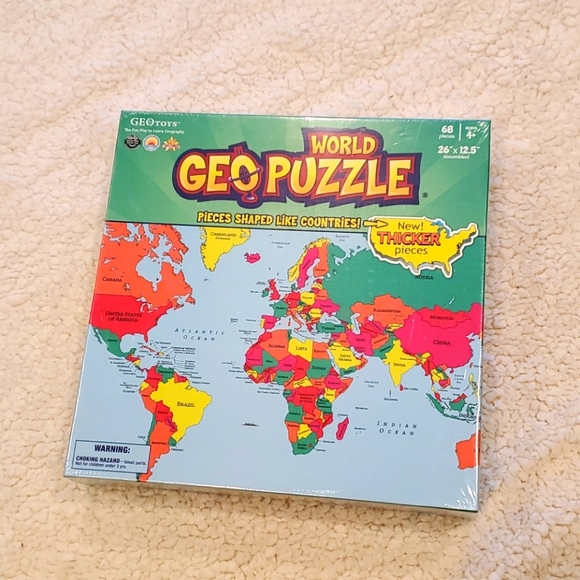 Geo Toys Other - Geo Puzzle 🧩
New & sealed